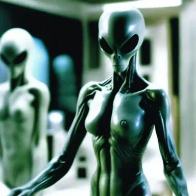 The alien shammed as a human to assimilate into society undetected.