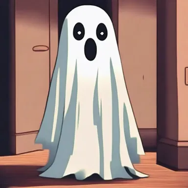 In the horror movie, the ghost shams being a harmless child before revealing its true terrifying form.