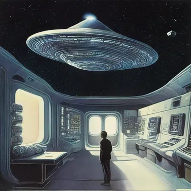 In the science fiction novel, the author described an advanced technological arrangement that allowed humans to travel to distant galaxies.