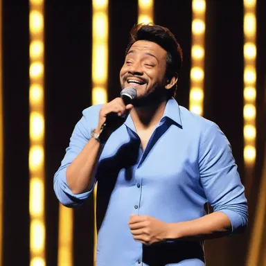 During the stand-up comedy show, the comedian made a hilarious arrangement of words and punchlines that made the audience burst into laughter.