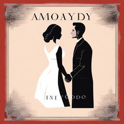 A high-quality digital art image depicting the book cover of 'Amor y Odio'