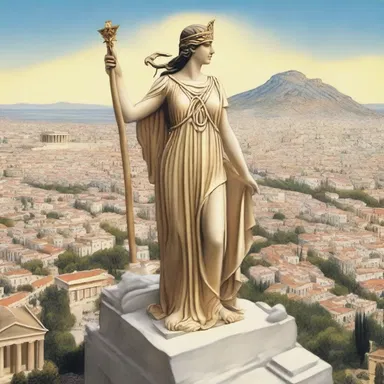 In Greek mythology, the goddess Athena was said to have reticulated a protective net around the city of Athens.