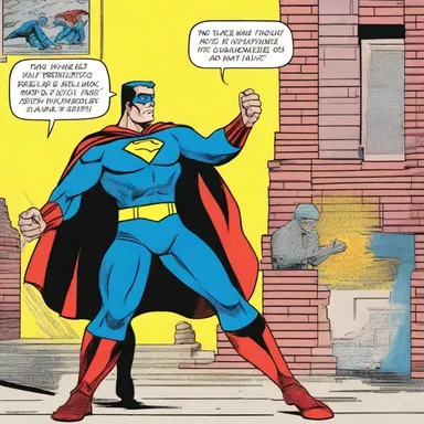 The comic book featured a superhero who was a former eunuch, using his unique abilities to fight crime and protect the innocent.