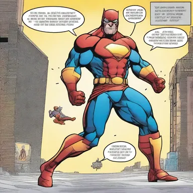In the superhero comic book, the fixed-cycle operation of the hero's power suit enables him to perform incredible feats for a limited time before it needs to recharge.