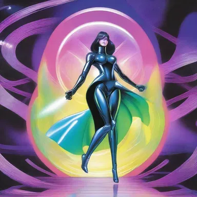 In the futuristic world of the novel, the protagonist possessed a technologically advanced sable brush capable of creating three-dimensional holographic art.