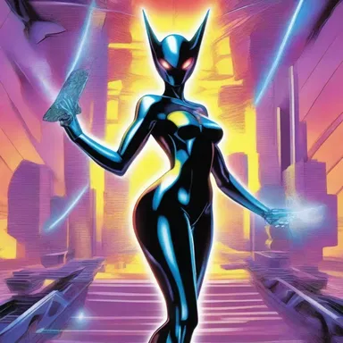 In the futuristic world of the novel, the protagonist possessed a technologically advanced sable brush capable of creating three-dimensional holographic art.