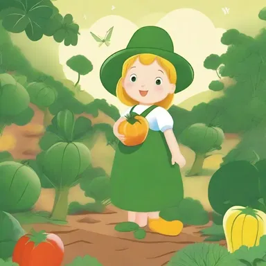 In the magical kingdom of Zucchinia, the inhabitants harvest enchanted courgettes which have the power to grant wishes.