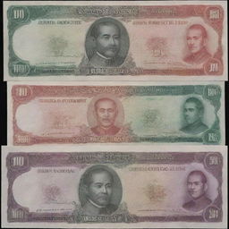 A 1:1 ratio image comparing real Indonesian money with counterfeit, highlighting key differences in texture, markings, and coloration.