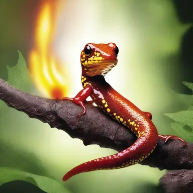 During the Renaissance period, alchemists and scholars believed that the salamander had the ability to live in fire, making it a symbol of transformation and rebirth.