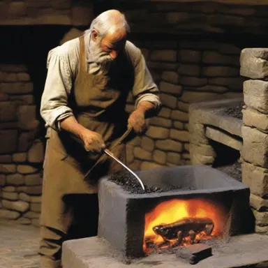 During the Middle Ages, blacksmiths used salamanders to handle the hot coals in their forges.