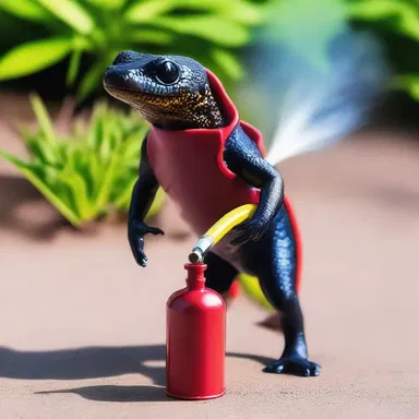 Why did the salamander bring a fire extinguisher to the party? In case things got too hot to handle!