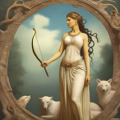 In Greek mythology, the goddess Artemis is often depicted as svelte with her slender figure and gracefulness.