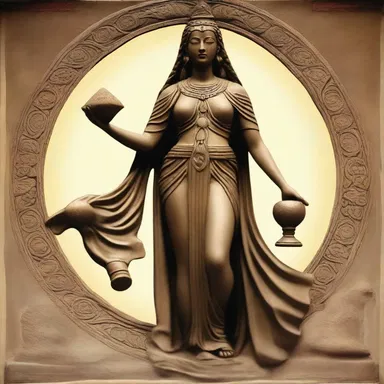 The ancient goddess was often depicted as a svelte figure, representing her ability to move swiftly and gracefully.