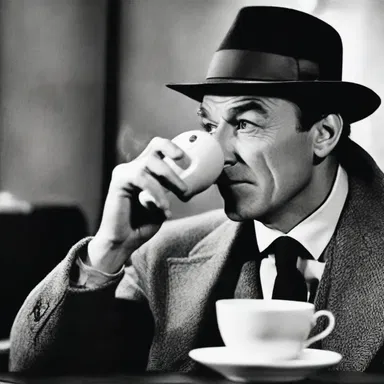 In the movie, the detective would always sip his cuppa while trying to solve the mysterious case.