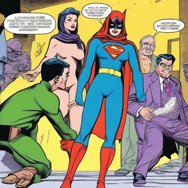 In the comic book, the superhero used her powers to faggot the villains and keep them immobilized.