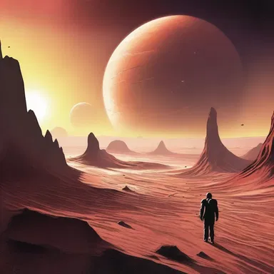 In this science fiction novel, the author uses simplism to present a simplified and idealized version of life on a distant planet.