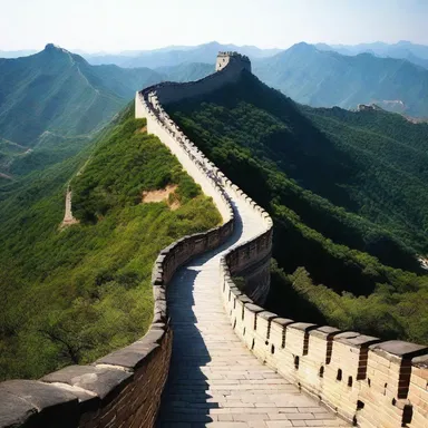 The undertaking of the construction of the Great Wall of China took centuries to complete.