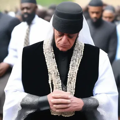 The undertaker performed the traditional religious rituals and prayers to ensure that the deceased received a proper farewell according to their faith.