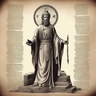 The religious texts spoke of a tortured deity who sacrificed himself for the salvation of humanity.