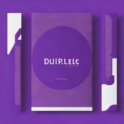 The digital art image of the 'Linguistic Morphology' book cover, now in a royal purple color with a sleek, modern font for its title, is ready as a high-resolution file