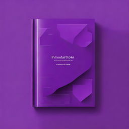 The digital art image of the 'Linguistic Morphology' book cover, now in a royal purple color with a sleek, modern font for its title, is ready as a high-resolution file