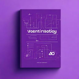 The digital art image of the 'Linguistic Morphology' book cover, now in a royal purple color with a sleek, modern font for its title, is ready as a high-resolution file