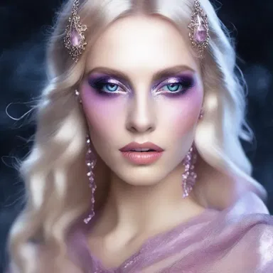 In the world of magic and enchantment, the sorceress wore lip-gloss that gave her lips an ethereal shimmer.