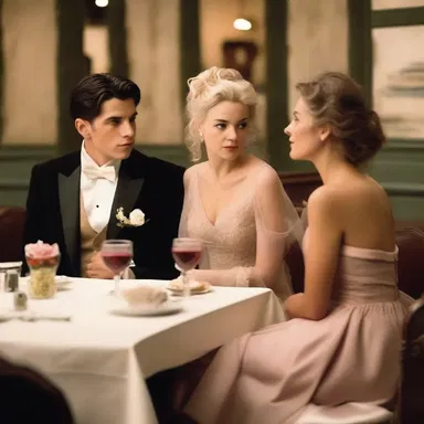 In the romantic comedy, the duenna kept a watchful eye on the young couple as they went on their first date.