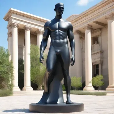 The sculpture artist created a magnificent statue using firestone as a medium, showcasing its ability to withstand intense heat.