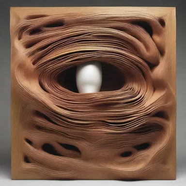 The artist's groundbreaking technique and unique use of materials revolutionized the art world.