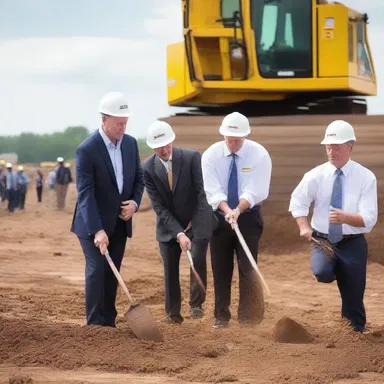 The documentary filmmaker captured the entire groundbreaking ceremony, showcasing the excitement and anticipation of the construction project.