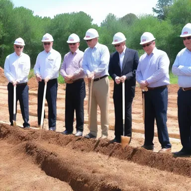 The documentary filmmaker captured the entire groundbreaking ceremony, showcasing the excitement and anticipation of the construction project.