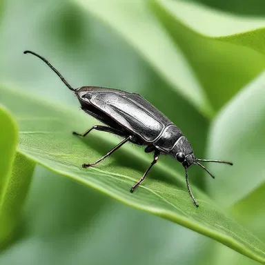 As they strolled through the garden, she admired the delicate beauty of a mirid bug perched on a leaf.