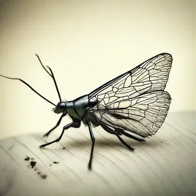 In the novel, the protagonist encounters a mirid bug, symbolizing a hidden message about the fragility of life.