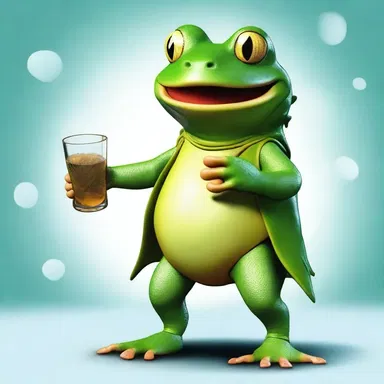 In the ridiculous world of dragons and magic, the talking frog was the hero.