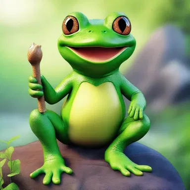 In the ridiculous world of dragons and magic, the talking frog was the hero.