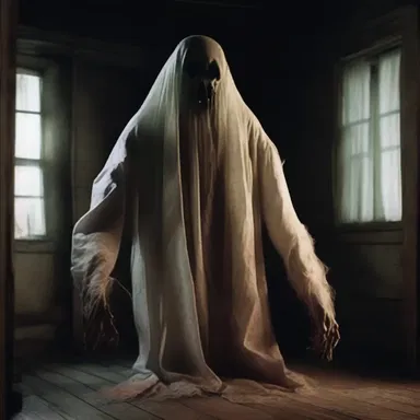 The ridiculous monster that haunted the haunted house turned out to be a misunderstood ghost.