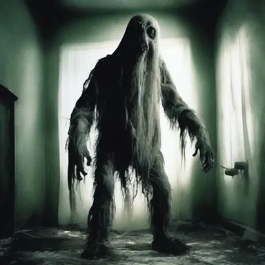 The ridiculous monster that haunted the haunted house turned out to be a misunderstood ghost.