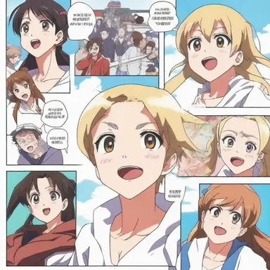 The protagonist's ridiculously exaggerated reactions made the anime series comedic and enjoyable.