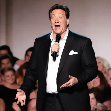 The comedian told a ridiculously funny joke that had everyone in the audience laughing uncontrollably.