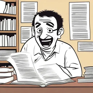 In the novel, the main character finds himself in a series of ridiculous situations that had readers laughing out loud.