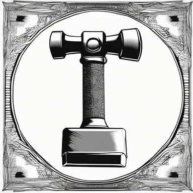 According to Norse mythology, the god Thor used a corneous hammer called Mjölnir as his weapon.