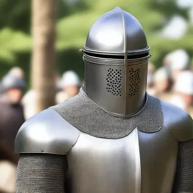 During the medieval period, knights often wore corneous helmets for protection in battles.