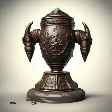 In the fantasy novel, the protagonist finds a corneous artifact that unlocks a hidden power within them.