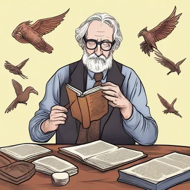 The literary professor performed a dissection of the fantasy novel, scrutinizing its world-building, magic system, and mythical creatures.