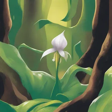 In the comic book adventure, the hero discovered a hidden cave filled with shimmering brassavola orchids that possessed magical powers.