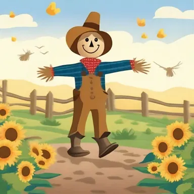 Why did the scarecrow receive an award? Because he was not bad at his job of scaring birds away!