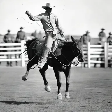 The first recorded rodeo took place in Pecos, Texas in 1883.
