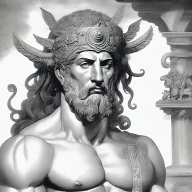 The uncultivated character in the story believed in ancient gods and goddesses, showing his lowbrow interest in mythology.