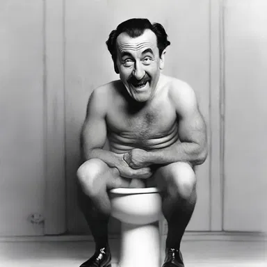The lowbrow joke was filled with toilet humor and lacked any clever punchline to make people laugh.